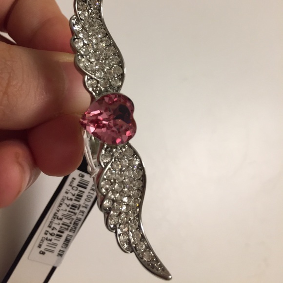 Pink Swarovski Elements Jacqueline Kent ring - Picture 2 of 3